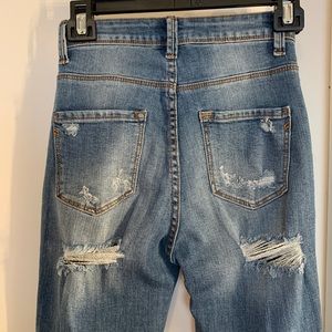 High waisted ripped fashion nova jeans